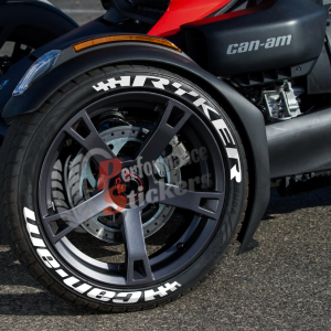 Ryker Can-Am + Flag Full White, Set for 3 Tires (901)