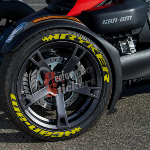 Ryker Can-Am + Flag Full Yellow, Set for 3 Tires (909)