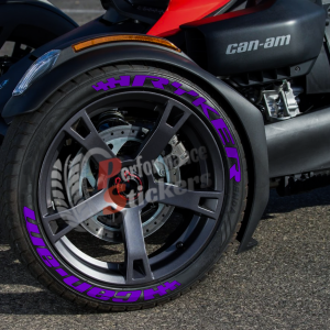 Ryker Can-Am + Flag Purple, Set for 3 Tires (922)