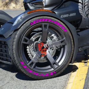 Ryker Can-Am + Logo Full Pink, Set for 3 Tires (930)