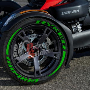 Ryker Can-Am + Stripes Full Green, Set for 3 Tires (933)