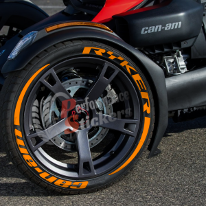Ryker Can-Am + Stripes Full Orange, Set for 3 Tires (935)