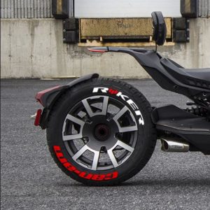 RYKER WHİTE CAN-AM RED , a Set 3 for tires (265)