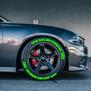 SCATPACK & 392 FLAG GREEN , a Set 4 for tires (335)