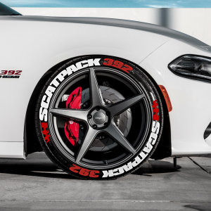 Scatpack 392 + Flag Red, Set for 4 Tires (1193)