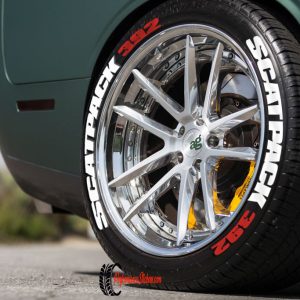 SCATPACK + 392 red , Set for 4 tires (354)