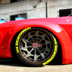SCATPACK + FLAG YELLOW , a Set for 4 tires (140)