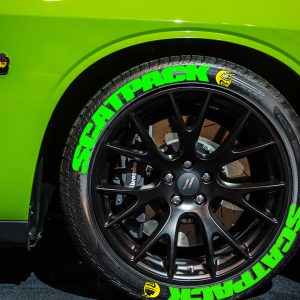 Scatpack Green + Logo Yellow, Set for 4 Tires (1197)
