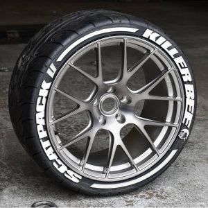 SCATPACK KILLERBEE + STRIPES WHITE  , a Set for 4 tires (114)