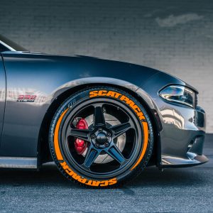 SCATPACK & STRİPES ORANGE  , a Set for tires (346)
