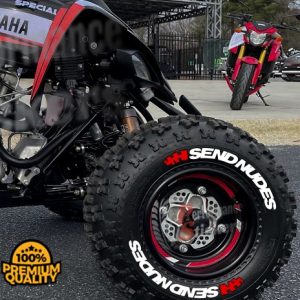 Send Nudes + Flag Red, Set for 4 Tires (1068)