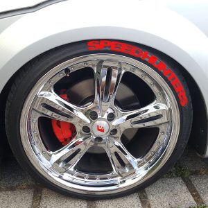 SPEEDHUNTERS RED , a Set for 4 tires (250)
