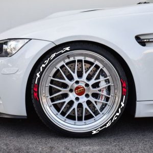 SPEEDHUNTERS JAPAN WHİTE & RED , a Set for 4 tires (409)