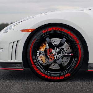 Speedhunters + Stripes + Logo Full Red, Set for 4 Tires (1472)