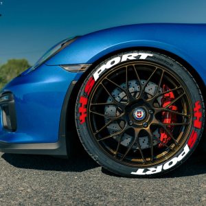 SPORT + FLAG RED , a Set for tires (431)
