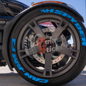 Spyder Can-Am F3 + Flag Full Blue, Set for 3 Tires (957)