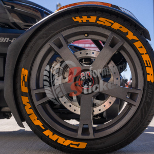 Spyder Can-Am F3 + Flag Full Orange, Set for 3 Tires (972)