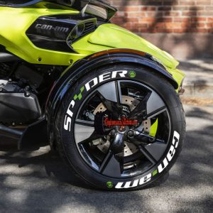 Spyder Can-Am Green Detail + Logo Green, Set for 3 Tires (950)