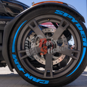 Spyder Can-Am + Stripes Blue, Set for 3 Tires (956)