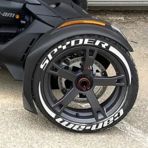 Spyder Can-Am + Stripes White, Set for 3 Tires (955)