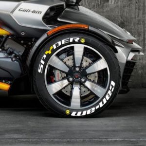 Spyder Can-Am Yellow Detail + Logo Yellow, Set for 3 Tires (1000)
