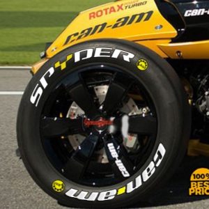 Spyder Can-Am Yellow Detail + Logo Yellow, Set for 3 Tires (952)