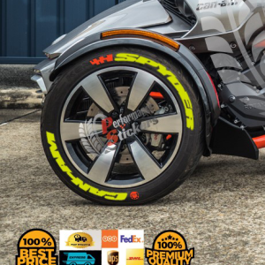 Spyder Can-Am Yellow + Logo Red, Set for 3 Tires (976)