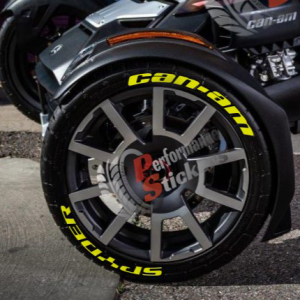 Spyder Can-Am Yellow, Set for 3 Tires (977)
