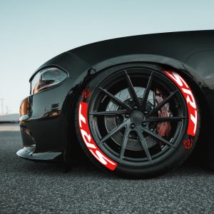 SRT NEW DESİNG RED & WHİTE , a Set for 4 tires (349)
