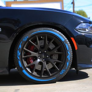 SRT + STRIPES BLUE , a Set for 4 tires (151)