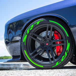 Srt + Stripes Full Green, Set for 4 Tires (1161)