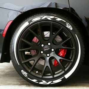 SRT + Stripes Full White, Set for 4 Tires (1180)