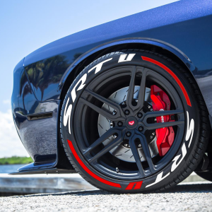 Srt + Stripes Red, Set for 4 Tires (1162)