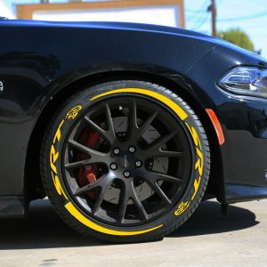 SRT + STRIPES YELLOW , a Set for 4 tires (146)