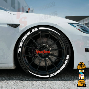 TESLA PERFORMANCE + STRIPES, a Set for 4 tires (742)