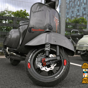 Primavera + Logo Red, Set For 2 Tires Both Sides Left And Right (1599)