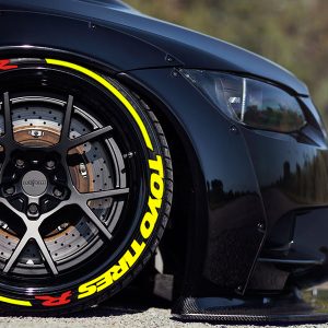 Toyo Tires R yellow + Stripes ,a Set for 4 tires (52)
