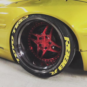 Toyo Tires R888 R Yellow, Set for 4 Tires (1782)