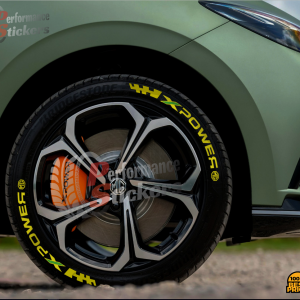 X Power + Flag Yellow, Set for 4 Tires (1630)