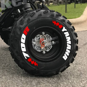 Yamaha 700R + Flag Red, Set for 4 Tires (1055)