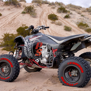 YAMAHA YZF450 RED , a Set for 4 tires (568)