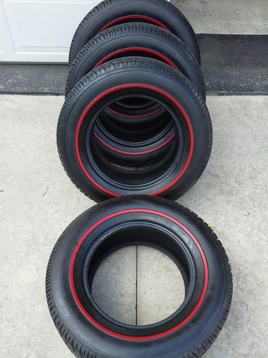Radial Lines , Stripes , trims for 4 tires Set(-03) - Image 4