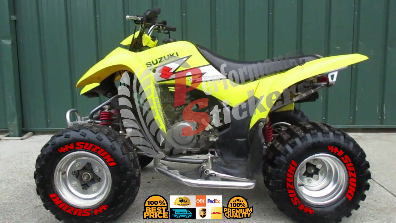 Suzuki + Flag Full Red, Set for 4 Tires (1078) - Image 3